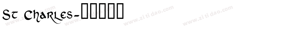 St Charles字体转换